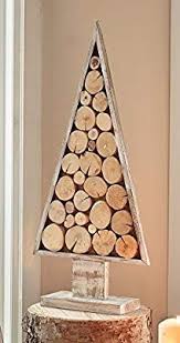 Amazon De Dekobaum Natura Christmas Wood Crafts Wooden Christmas Trees Wooden Christmas Decorations