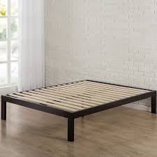 The Extra Strength Steel Framed Quick Snap 14 Quot Platform Bed Features Extra Wooden Slats That Provide Strong Platform Bed Frame Furniture Wood Platform Bed