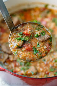Beef Soup Kharcho Recipe Natashaskitchen Com In 2020 Beef Soup Georgian Food Food