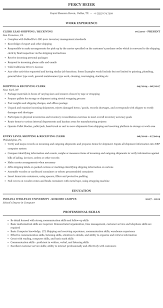 Shipping and receiving resume luxury resume templates template. Shipping Receiving Clerk Resume Sample Mintresume