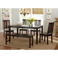 Better homes & gardens jumbo gingham check curtain panel in grey (single) Better Homes And Gardens Bankston Dining Table Mocha Dining Room Sets Dining Furniture Sets Dining Chairs