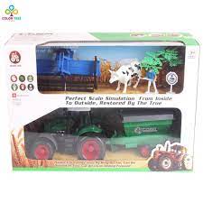 Click To Buy Plastic Toy Truck Farm Tractor Model With Farm Animals Toy For Kids Radom Color Affiliate Farm Animal Toys Toy Trucks Pet Toys