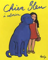 amazon fr chien bleu a colorier nadja livres chien bleu chien colorier