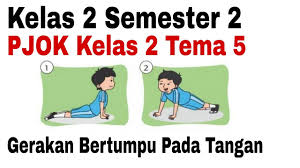 Pjok Kelas 2 Tema 5 Semester 2 Variasi Gerakan Bertumpu Pada Tangan Youtube