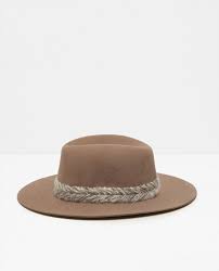 Image 1 De Chapeau En Feutre A Detail Tresse De Zara Fedora Hat Men Mens Fedora Fedora