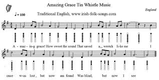 You can play the chords exactly as notated or play. Amazing Grace Easy Tin Whistle Sheet Music Irish Folk Songs