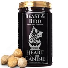 Amazon.com : Beast & Bird - Freeze Dried Dog Treats - Whole Prey Chicken,  Beef Liver, Kidney, Heart, Chicken Cartilage - Carnivore Meatballs - Raw  Diet - Heart of The Canine - 6oz : Pet Supplies
