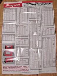 Snap On Garage Wall Chart Automatic Transmission