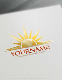 Create Online Sunset Logo With Free Sun Logo Creator Sunset Logo Sun Logo Sunrise Logo
