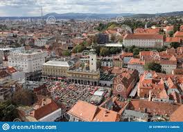 La capital de croacia, zagreb, la ciudad croata más grande, supera el millón de habitantes y parece que cada vez va a más gracias a sectores como el turismo. Vista Aerea De Zagreb La Capital De Croacia Imagen De Archivo Imagen De Utilitario Edificio 131999973