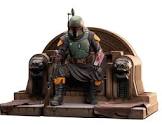 Diamond Select:SW PREMIER COLLECTION MANDALORIAN BOBA FETT ON THRONE STATUE