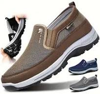 *'S Comfortable Non-Slip Loafers: Solid Color Breathable Knit Slip-On  Sneakers, Thick Sole Lightweight Casual Shoes Suitable for Outdoor  Activities in All *