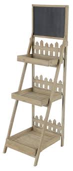 One Kings Lane French Romance Ladder Shelves W Chalkboard Sign Craft Stalls Craft Display Diy Furniture