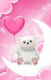 Pin By Jessica Lopez On Ursinhos Teddy Bear Wallpaper Cute Love Wallpapers Valentines Wallpaper