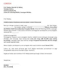 Contoh Surat Rasmi Permohonan Bantuan Baik Pulih Rumah