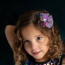 Unicorn Bow Hair Clips