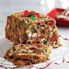 And a brick of cream cheese? Icebox Fruitcake Paula Deen