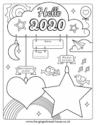 Happy new year 2020 coloring page. Free Printable Happy New Year 2020 Colouring Page The Gingerbread House Co Uk Happy New Year 2020 Coloring Pages New Year Coloring Pages 2020 Coloring Page