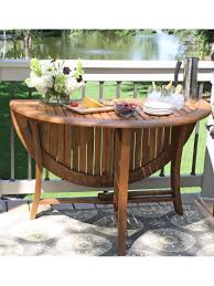 Round Folding Table 48 Eucalyptus Wood Gardeners Com Patio Dining Table Round Folding Table Folding Dining Table