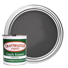 Used in different industries and commercial establishments. Craftmaster Paint Graphite Grey 1 Litre