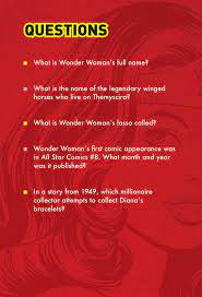 Everyone loves music, and that's why these trivia questions are great conversation starters. Dc Comics Wonder Woman Pop Quiz Trivia Deck Reed Darcy Amazon Com Mx Libros