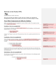 Generally, the apa or the american psychological association, as how wikihow would want to define it as, is one of the most commonly used styles for writing research and scientific papers, usually leaning to the areas of business, mathematics. The Purdue Owl Four Main Components For Effective Outlines