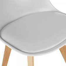 4 out of 5 stars with 2 ratings. White Dining Chairs With Crossed Wood Leg Cult Uk