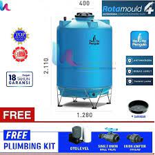 Selain bisa menemukan berbagai merk tandon air, kamu juga bisa memilih ukuran toren. Jual Tangki Air Tandon Air Toren Air Penguin Total Drain Td 200 2000 L Lucyandri Home Solution