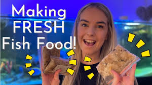 Easy way to make your own Fish Food- for saltwater fish