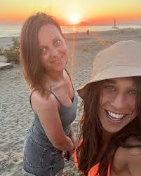 beautiful greek sunset with my pretty...