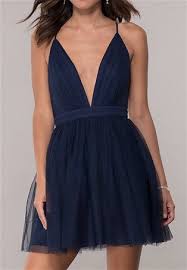 Short Tulle Dress Deep V Neckline Cocktaildress Eveningwear Westerndress Cocktaildressonline Wester Tulle Dress Short Cocktail Dresses Online Ball Dresses