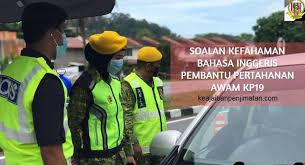 Check spelling or type a new query. Soalan Kefahaman Bahasa Inggeris Pembantu Pertahanan Awam Kp19