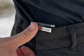 What do you use to tighten the waistband of jeans? This Futuristic Metal Buckle Tightens Your Pants Without A Belt Yanko Design