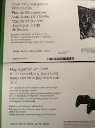 Juegos gratis para xbox one vamos a empezar como lo hacemos siempre, con los dos juegos que vas a poder conseguir gratis con tu xbox one si tienes una cuenta de xbox live. Just Upgraded To The Xbox One X Seems These Codes Only Work For Someone Who Is Not Already A Subscriber Someone Enjoy 14 Days For Gold And A Month Of Game Pass
