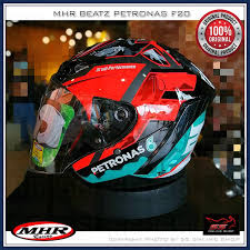 Fabio quartararo saat di ajang moto2 | racing helmets garage. Helmet Mhr Beatz Of622 F20 Fabio Quartararo Edition Open Face Helmet Petronas Kyt Shopee Malaysia