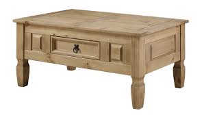 The country inspired coffee table is made from solid pine. Corona Mexican Pine Coffee Table Rustic Design With Drawer Buy Online In China At China Desertcart Com Productid 49131245