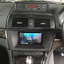 Double din radio fascia for bmw 5 series e39 x5 e53+iso antenna adapter trim kit. Bmw X3 2004 2010 E83 Aerpro