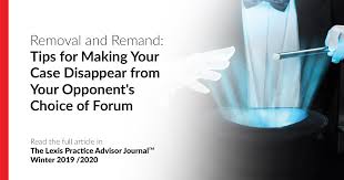 If at any time before final judgment it appears that the district court lacks subject matter jurisdiction, the case shall be remanded. Removal And Remand Tips For Making Your Case Disappear From Your Opponent S Choice Of Forum