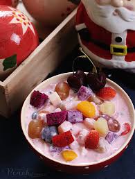 Special Fruit Salad Shopwise Christmas Shopping Video The Peach Kitchen Recipe Peach Kitchen Fresh Fruit Salad Fruit Salad
