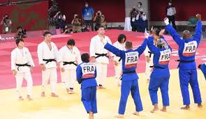 31日 東京五輪 柔道 混合団体戦準決勝（日本武道館） 日本が初戦の準々決勝でドイツを下した後、準決勝のroc戦でも1試合目からの4. Gc1ecxw6m8horm