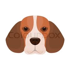 Breed Dog Beagle Muzzle Beagle Single Stock Vector Colourbox Cute beagle puppy sleeping with bone cartoon seamless pattern, vector illustration. breed dog beagle muzzle beagle single