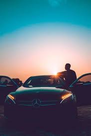 Nigerian Man S Photoshoot Gets The Attention Of Mercedes Benz Car Poses Men Cars Photography Classic Car Photoshoot