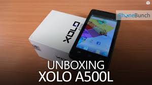 XOLO A500L Unboxing and Hands-on - YouTube
