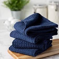 Maybe you would like to learn more about one of these? Kitchen Towel Set With 2 Quilted Pot Holders Oven Mitt Dish Towel Dish Drying Mat 2 Microfiber Scrubbing Dishcloths Navy Blue Pricepulse