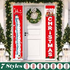Find many great new & used options and get the best deals for 2pcs merry christmas porch door banner hanging ornament christmas f8n4 at the best online prices at ebay! Buy 7 Styles Merry Christmas Door Decorations Outdoor Decor Welcome Christmas Porch Banners For Front Door Porch Garden Indoor Exterior Party Banners At Affordable Prices Free Shipping Real Reviews With Photos Joom