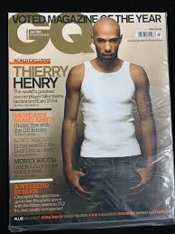 GQ British July 2004, , World exclusive Thierry Henry the worlds