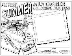 See more ideas about coloring contest, contest, color. Picture Summer In La Conner Coloring Contest Summer Getaway Things To Do Love La Conner
