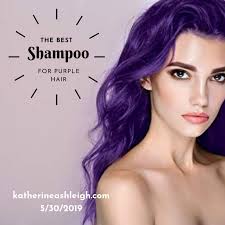 Purple Shampoo On Dry Hair Does It Work Katherine Ashleigh Shampoo For Purple Hair Purple Hair Bright Purple Hair