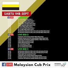Aam malaysian cub prix 2017 round 4 teluk intan cp 150 21/05/2017 live streaming fb malaysian cub prix. Jadual Perlumbaan Cub Prix Teluk Intan Malaysian Cub Prix Facebook