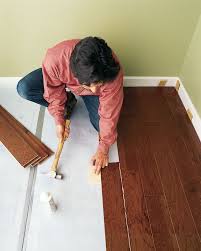Plus, there are many colors and decorative options to choose from. Floating Wood Floor Install One In 8 Steps This Old House